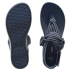 Clarks Women's , Arla Nicole Sandal Navy White