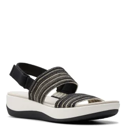 Outlet Clarks Women's , Arla Stroll Sandal Black Combi