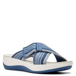 Sale Clarks Women's , Arla Wave Sandal Blue Combi