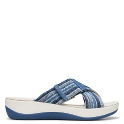 Sale Clarks Women's , Arla Wave Sandal Blue Combi