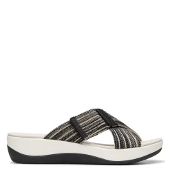 Sale Clarks Women's , Arla Wave Sandal Black Combi