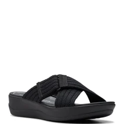 Discount Clarks Women's , Arla Wave Sandal Black