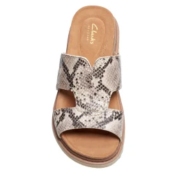 Hot Clarks Women's , Arwell Walk Sandal Snake Print Leather