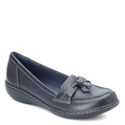 Hot Clarks Women's , Ashland Bubble Loafer Navy