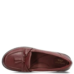 Clarks Women's , Ashland Bubble Loafer Burgundy