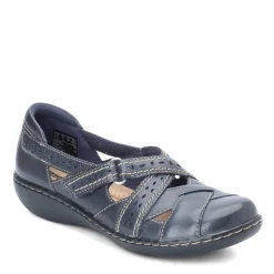 Outlet Clarks Women's , Ashland Spin Slip-On Navy