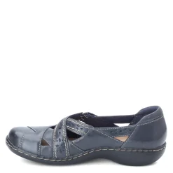 Outlet Clarks Women's , Ashland Spin Slip-On Navy
