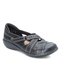 New Clarks Women's , Ashland Spin Slip-On Black