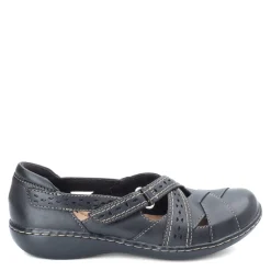 New Clarks Women's , Ashland Spin Slip-On Black