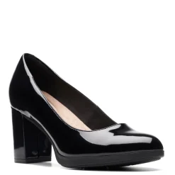 Sale Clarks Women's , Bayla Skip Pump Black Patent