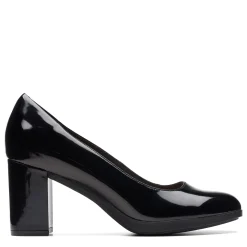 Sale Clarks Women's , Bayla Skip Pump Black Patent