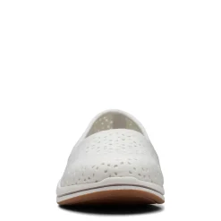 Online Clarks Women's , Breeze Emily Slip-On White