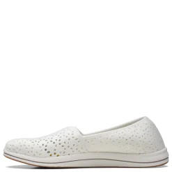 Online Clarks Women's , Breeze Emily Slip-On White