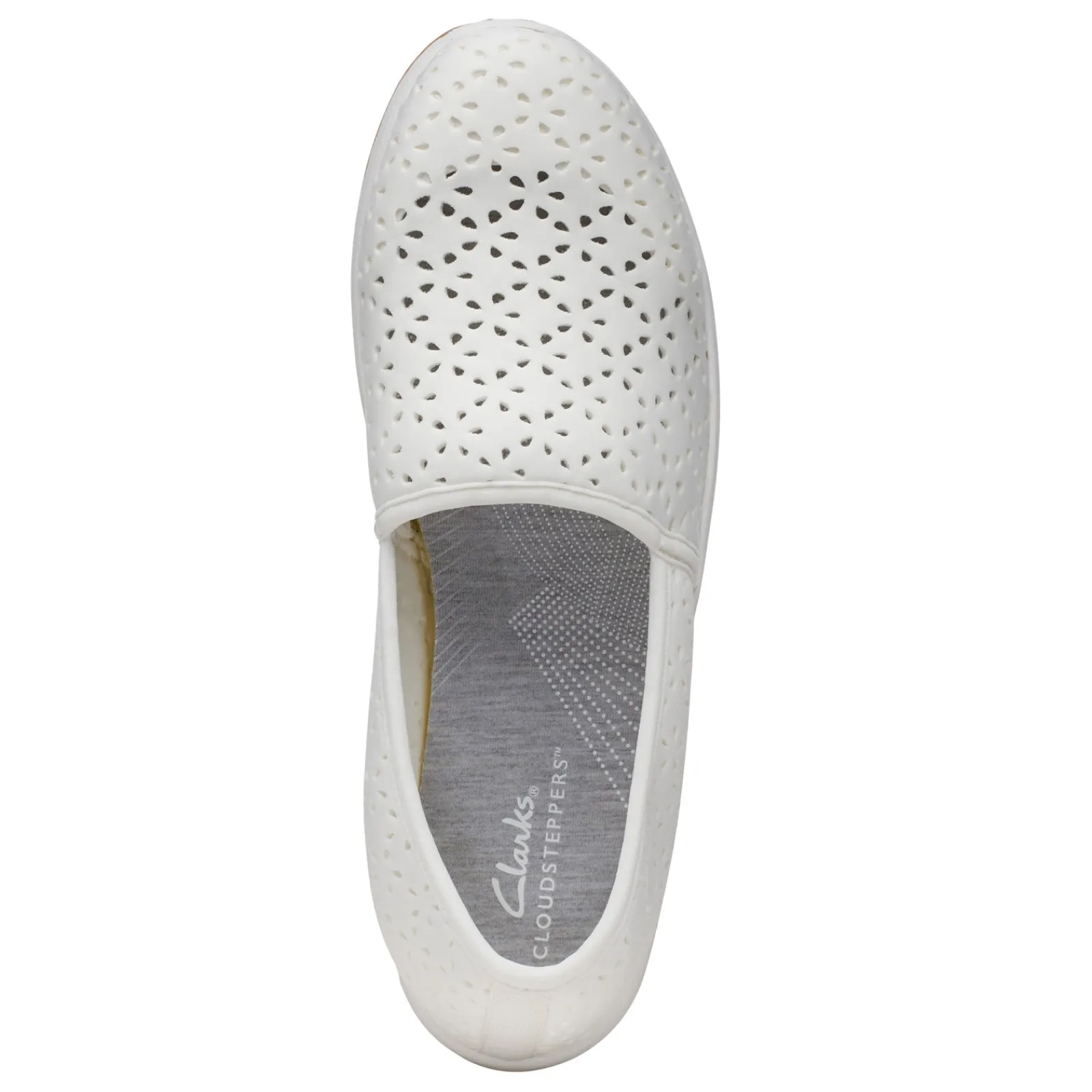 Online Clarks Women's , Breeze Emily Slip-On White