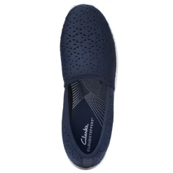 Online Clarks Women's , Breeze Emily Slip-On Navy