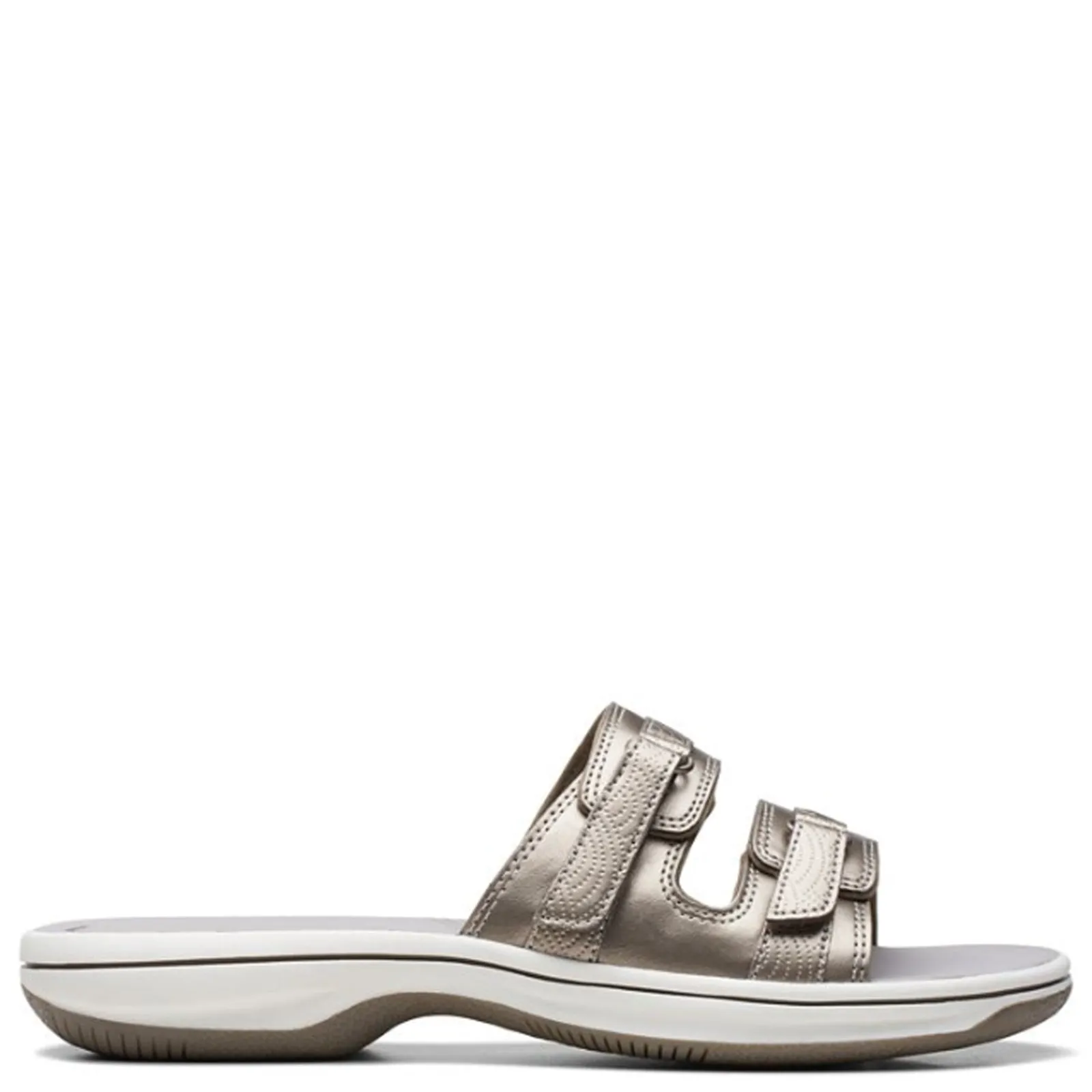 Discount Clarks Women's , Breeze Piper Sandal Pewter