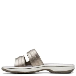 Discount Clarks Women's , Breeze Piper Sandal Pewter