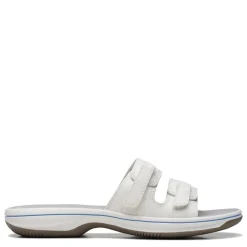 Hot Clarks Women's , Breeze Piper Sandal White