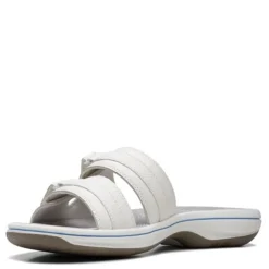 Hot Clarks Women's , Breeze Piper Sandal White