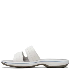 Hot Clarks Women's , Breeze Piper Sandal White
