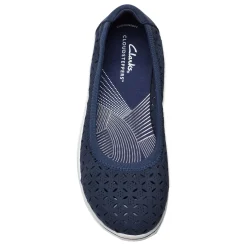 Best Clarks Women's , Breeze Roam Slip-On Navy