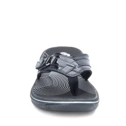 Sale Clarks Women's , Breeze Sea Sandal Black Patent