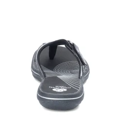 Sale Clarks Women's , Breeze Sea Sandal Black Patent