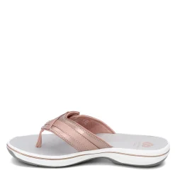 Best Clarks Women's , Breeze Sea Sandal Rose Gold