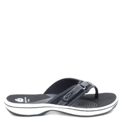 New Clarks Women's , Breeze Sea Sandal Black