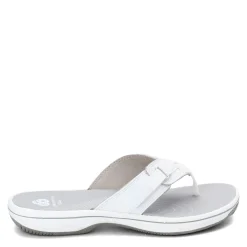 Outlet Clarks Women's , Breeze Sea Sandal White