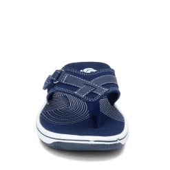 Sale Clarks Women's , Breeze Sea Sandal Navy