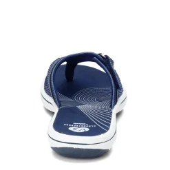Sale Clarks Women's , Breeze Sea Sandal Navy