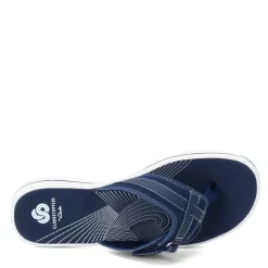 Sale Clarks Women's , Breeze Sea Sandal Navy