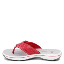 Hot Clarks Women's , Breeze Sea Sandal Red