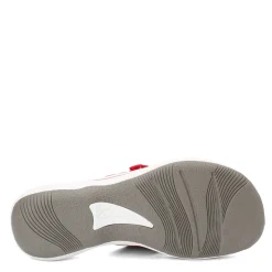 Hot Clarks Women's , Breeze Sea Sandal Red
