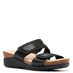New Clarks Women's , Calenne Maye Sandal Black