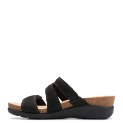 New Clarks Women's , Calenne Maye Sandal Black