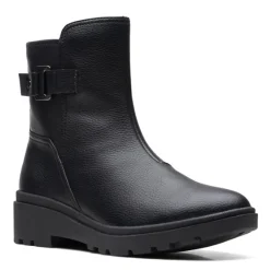 New Clarks Women's , Calla Mid Boot Black