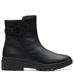 New Clarks Women's , Calla Mid Boot Black