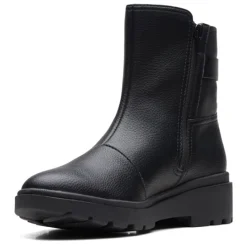 New Clarks Women's , Calla Mid Boot Black