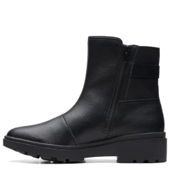 New Clarks Women's , Calla Mid Boot Black
