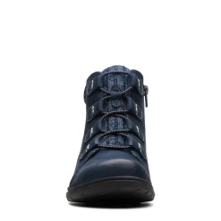 New Clarks Women's , Carleigh Jade Boot Navy
