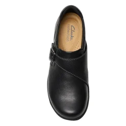 Discount Clarks Women's , Carleigh Jazz Slip-On Black