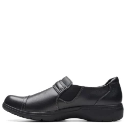 New Clarks Women's , Carleigh Pearl Slip-On Black