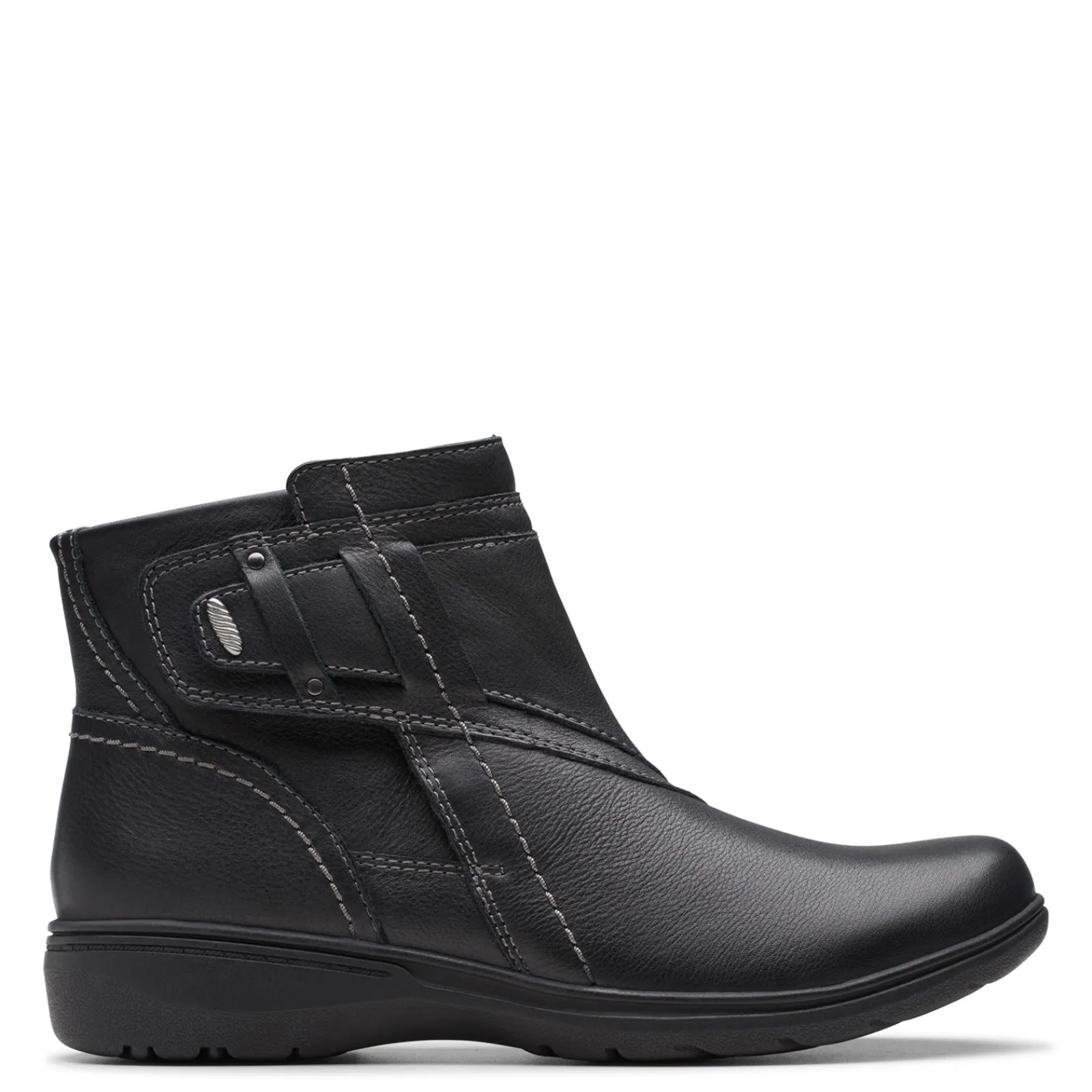 Discount Clarks Women's , Carleigh Style Boot Black Leather