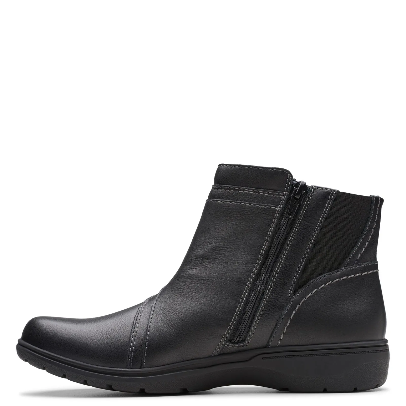 Discount Clarks Women's , Carleigh Style Boot Black Leather