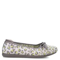 Sale Clarks Women's , Carly Hope Flat Grey Leopard