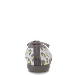 Clarks Women's , Carly Hope Flat Grey Leopard