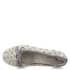 Clarks Women's , Carly Hope Flat Grey Leopard