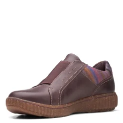 Online Clarks Women's , Caroline Cove Slip-On Burgundy Leather